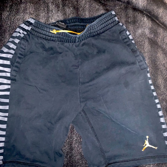 Black Jordan Shorts with Matching socks - Picture 1 of 5